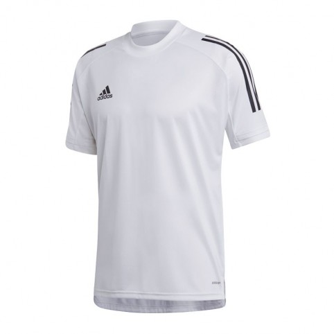 Adidas Condivo 20 Training Î‘Î¸Î»Î·Ï„Î¹ÎºÏŒ Î‘Î½Î´ÏÎ¹ÎºÏŒ T-shirt Î›ÎµÏ…ÎºÏŒ Î¼Îµ Î›Î¿Î³ÏŒÏ„Ï…Ï€Î¿ EA2513